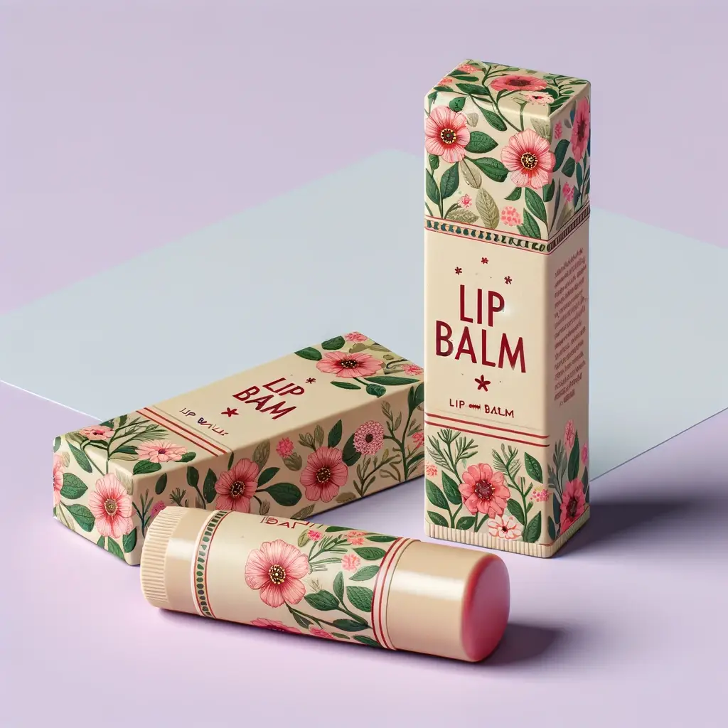 Personalized lip balm packaging boxes by Tim Packaging for unique branding