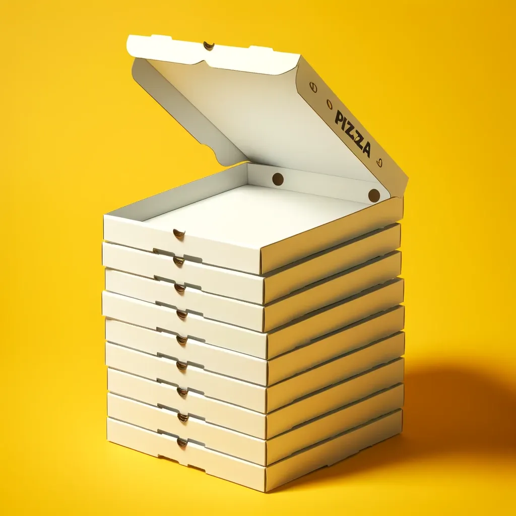 White Pizza Boxes