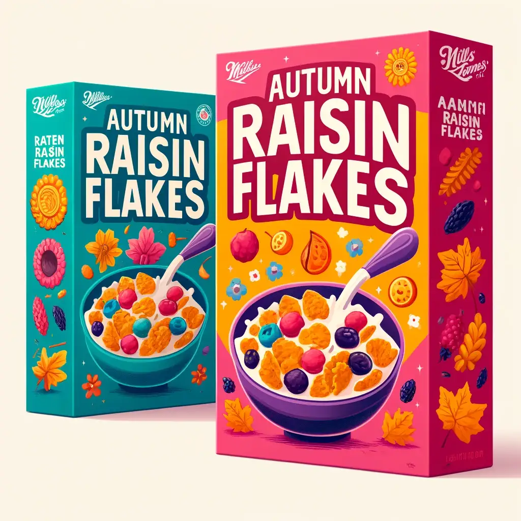 Colorful Cereal Boxes