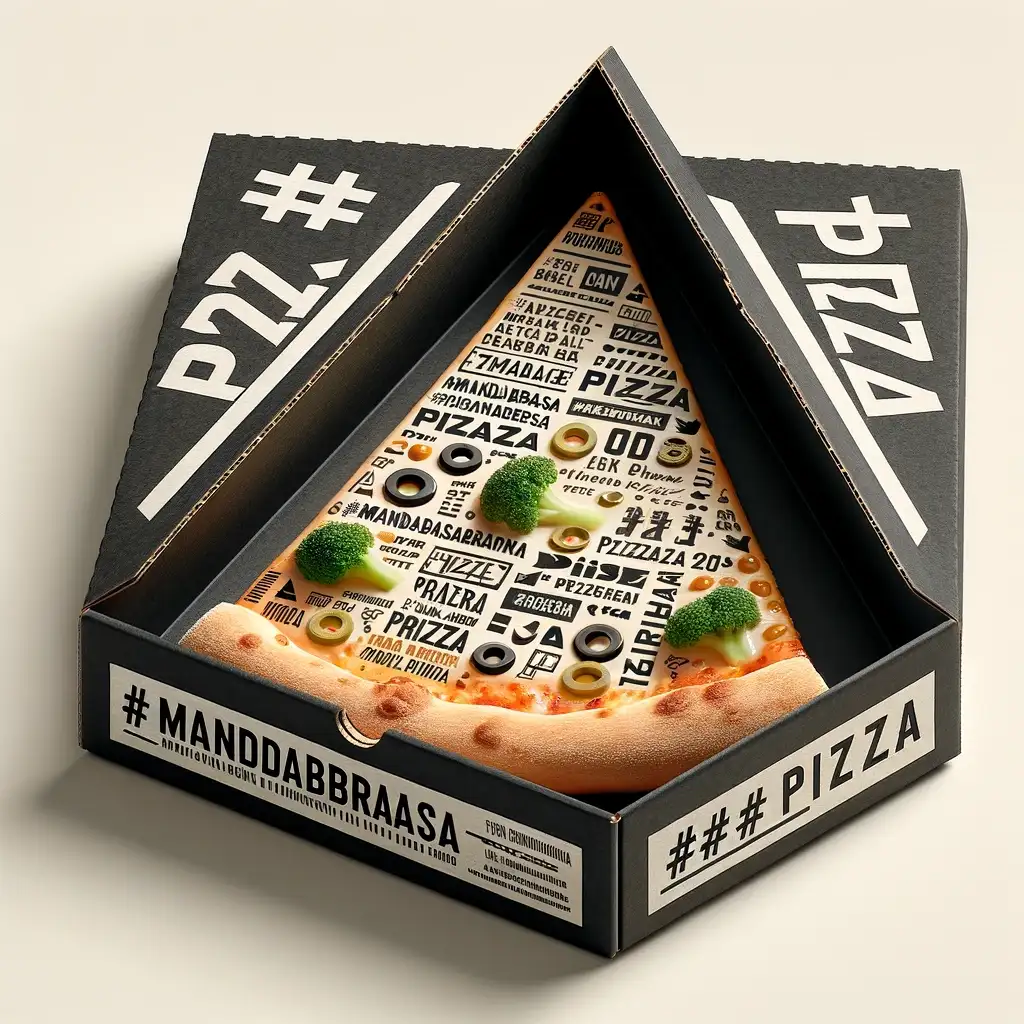 Eco-friendly pizza slice boxes