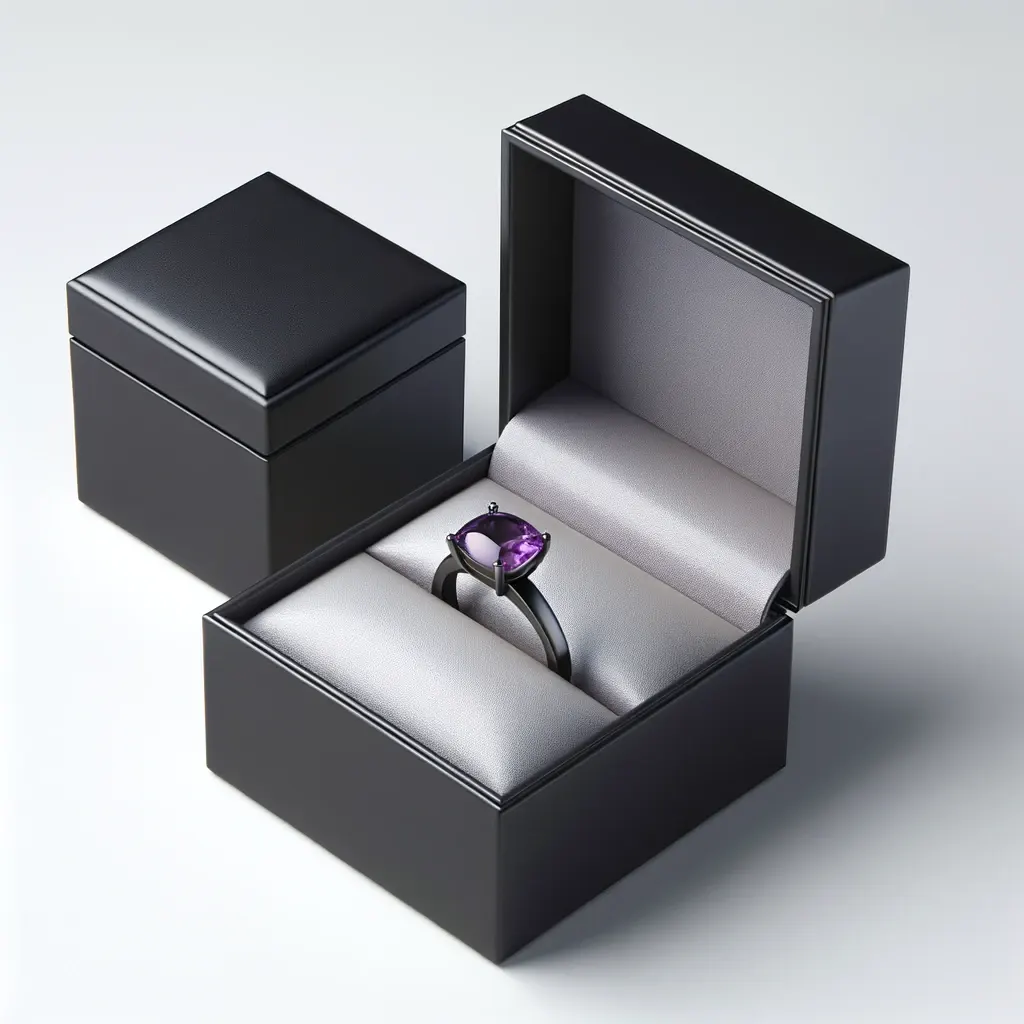 Ring Box with Glossy Finish