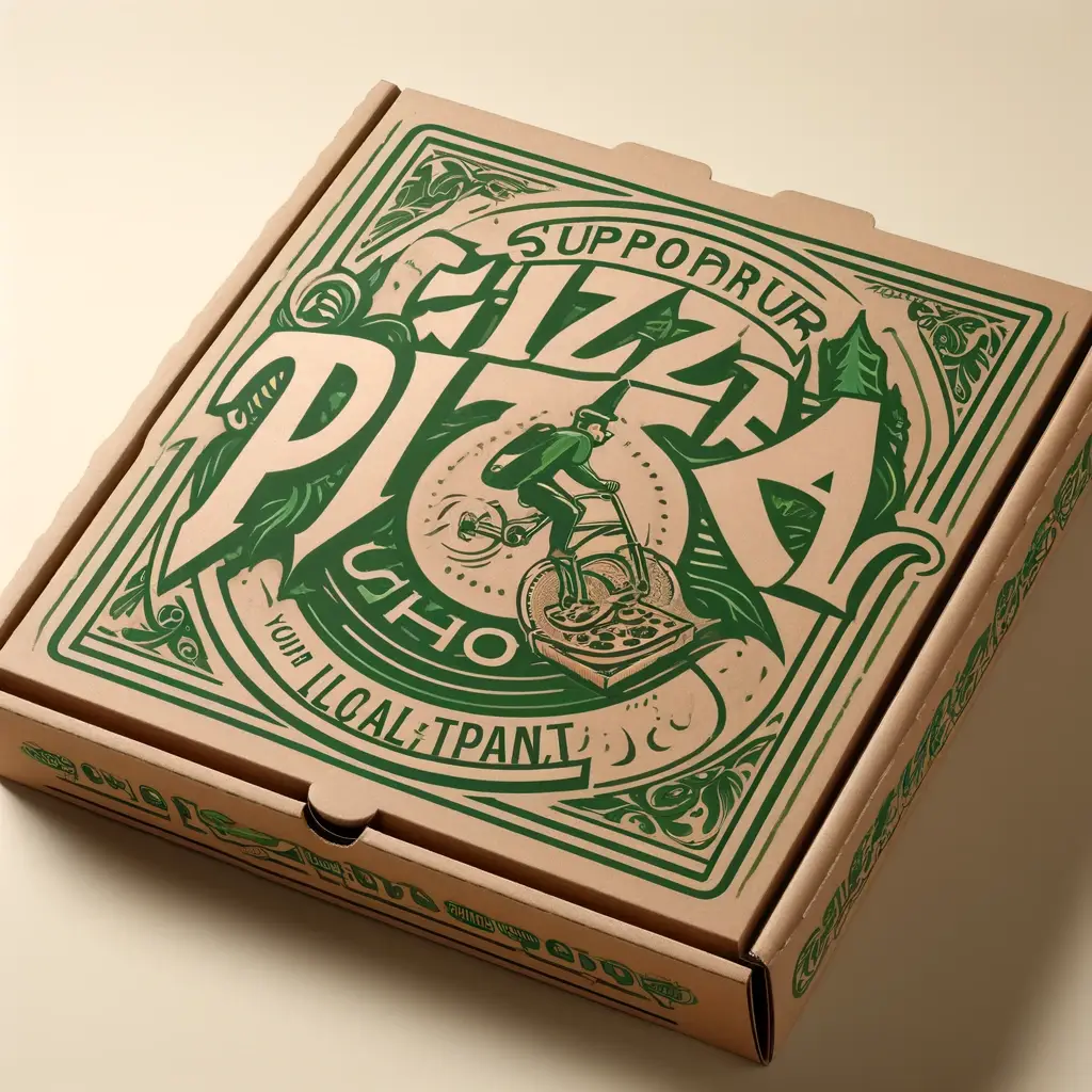 Convenient disposable pizza boxes