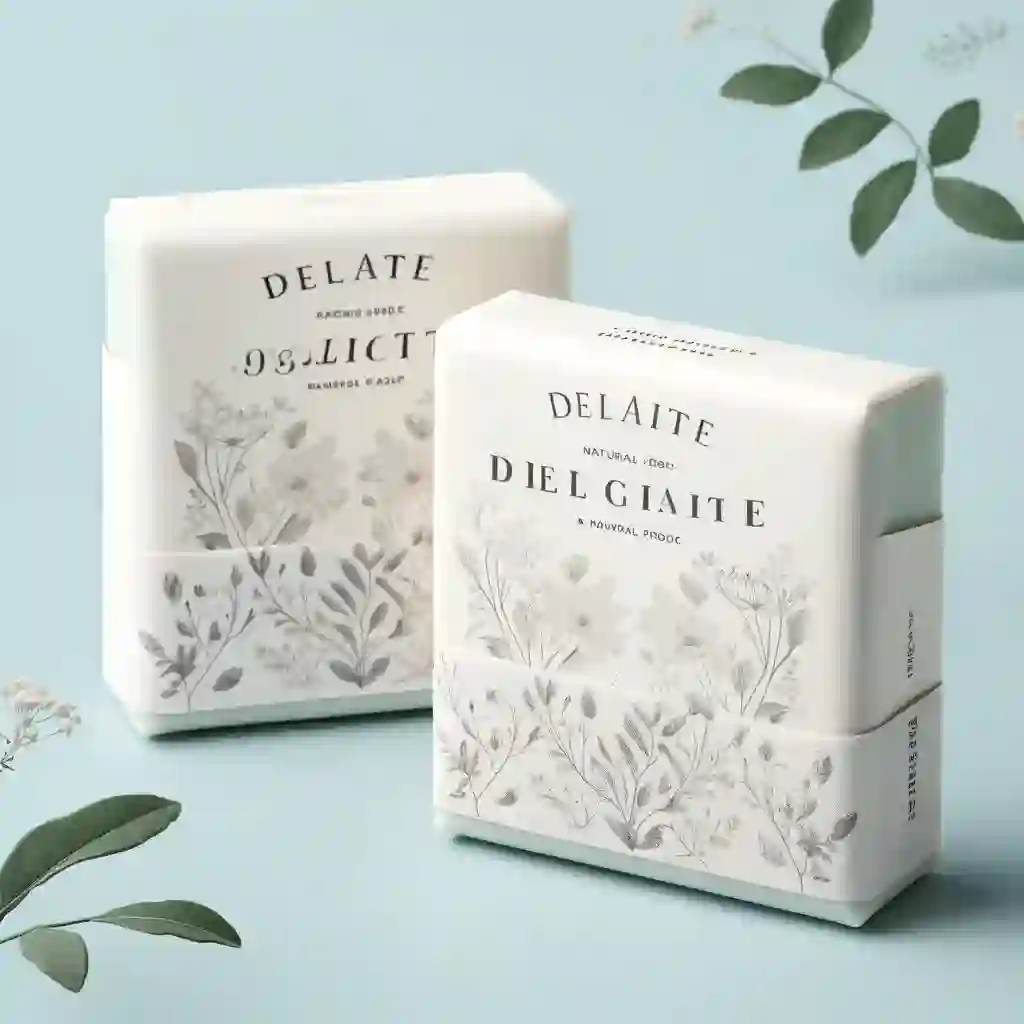 Eco-friendly soap sleeve packaging for sustainable brands.