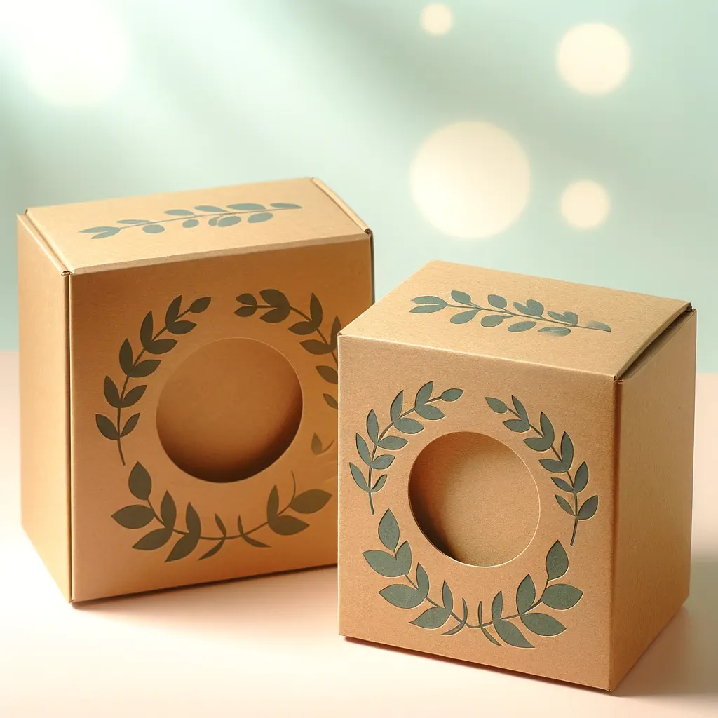 custom kraft die cut boxes | Tim Packaging