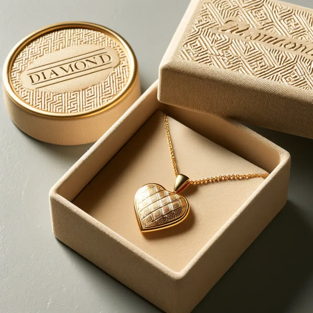 Kraft Jewelry Box with Minimalist Design