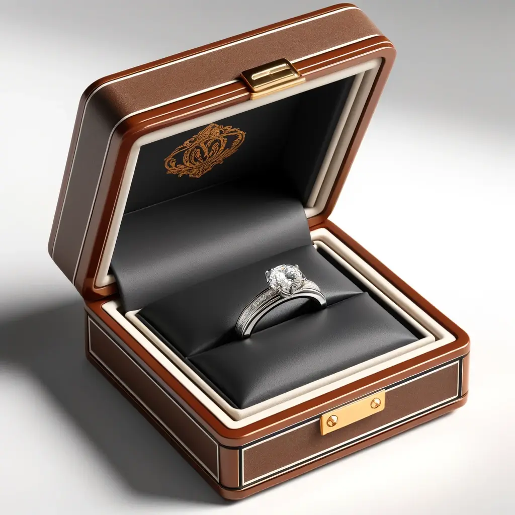 Premium Ring Box with Soft Lining