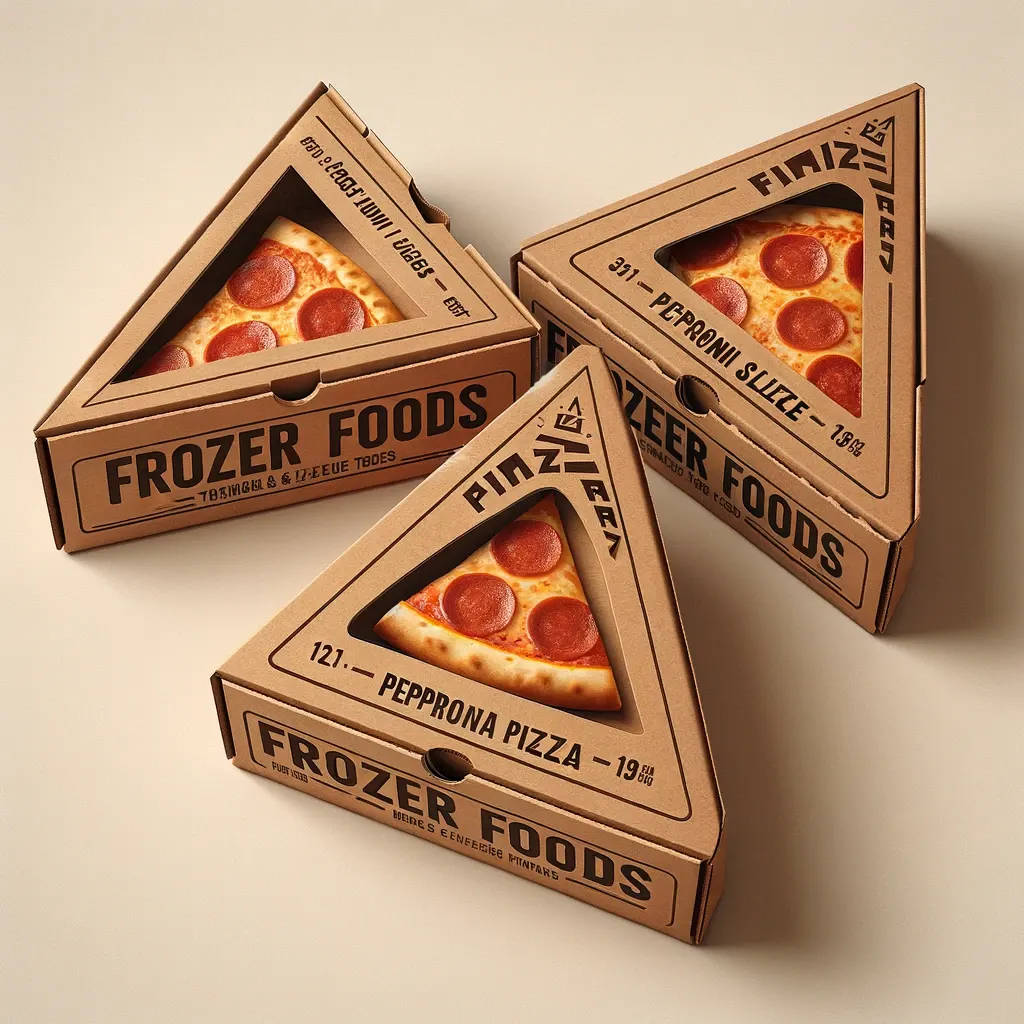 Eco-friendly frozen pizza boxes