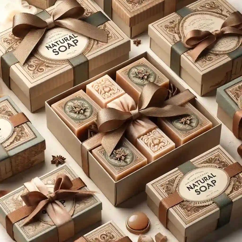 Luxury gift soap boxes for special occasions.