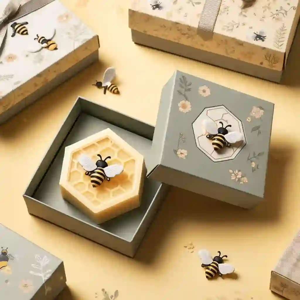 Creative luxury soap boxes with unique designs.