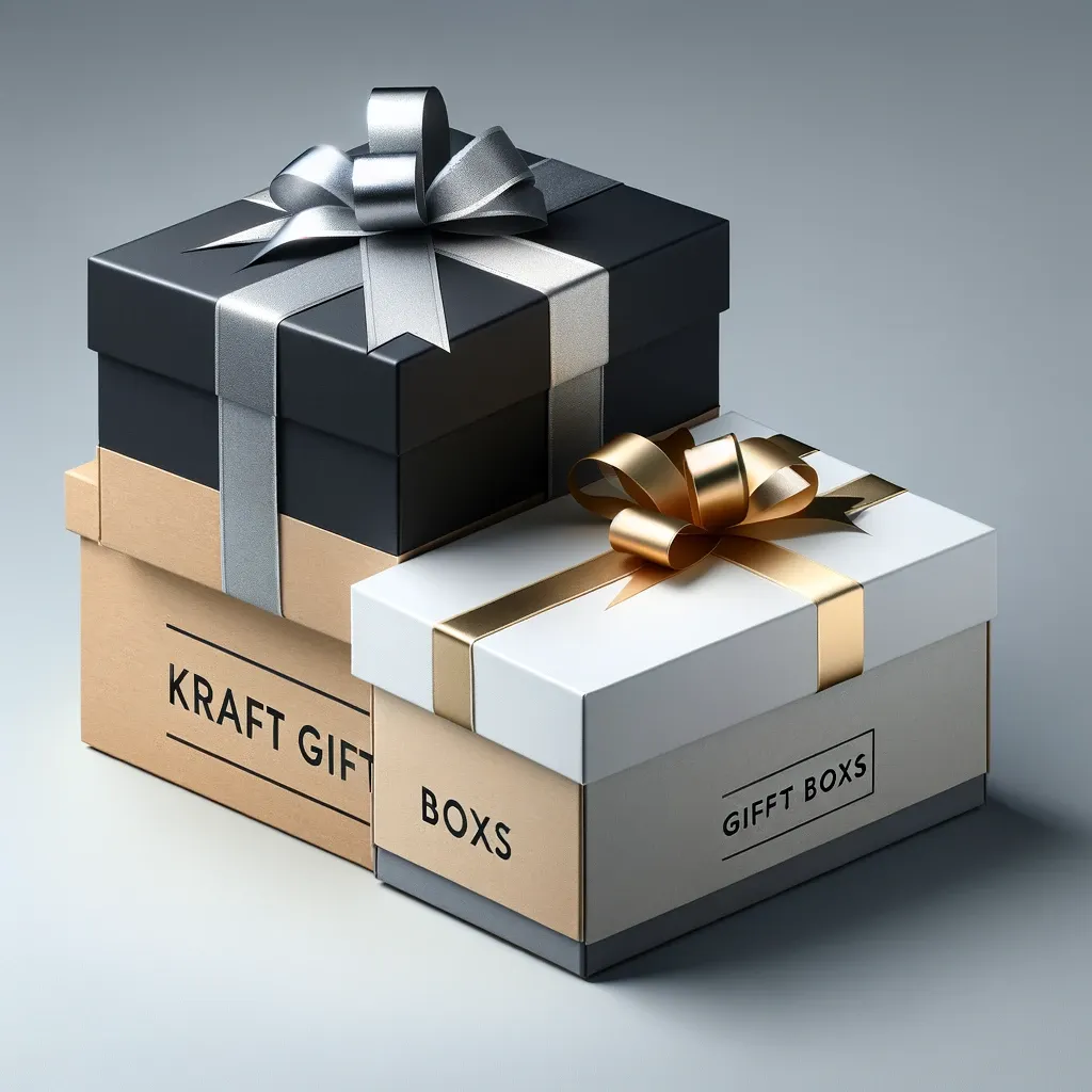 kraft gift boxes
