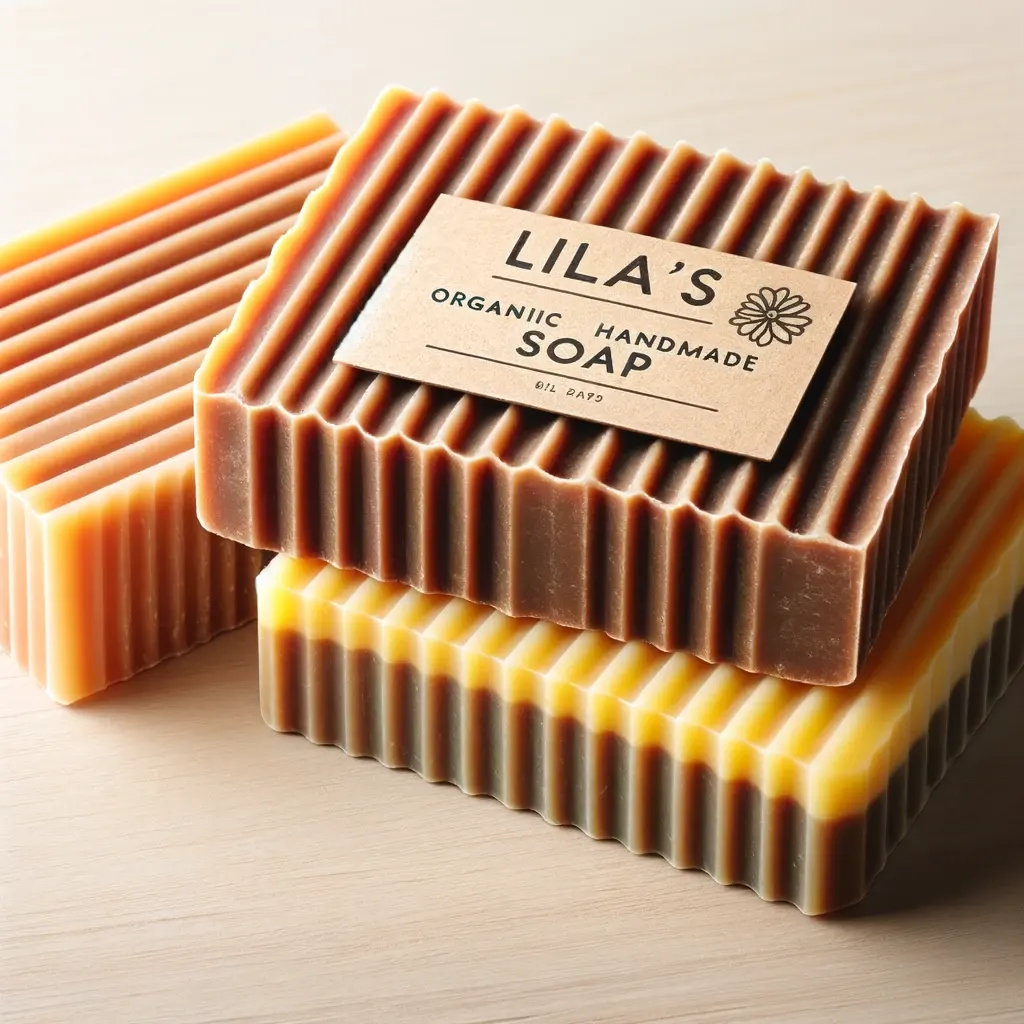 Custom bar soap wrapper labels with unique designs.