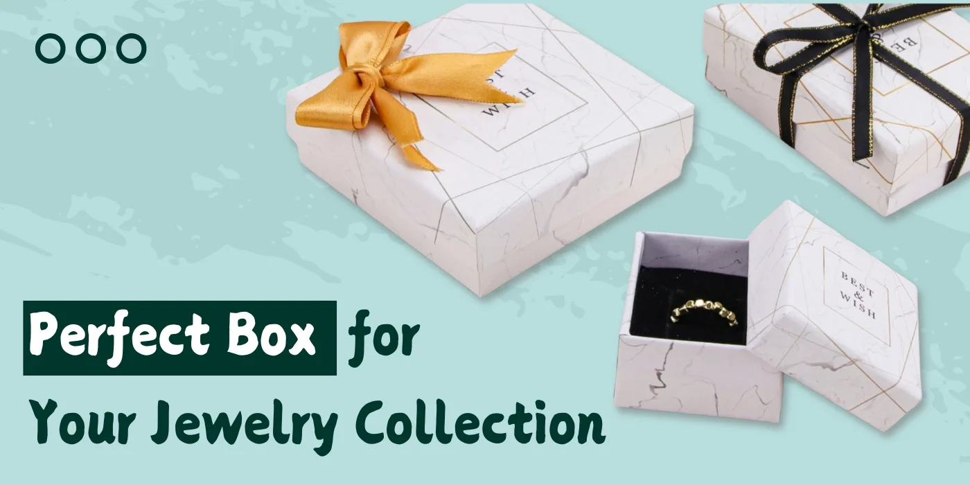 Collection of elegant jewelry boxes in various styles and materials.