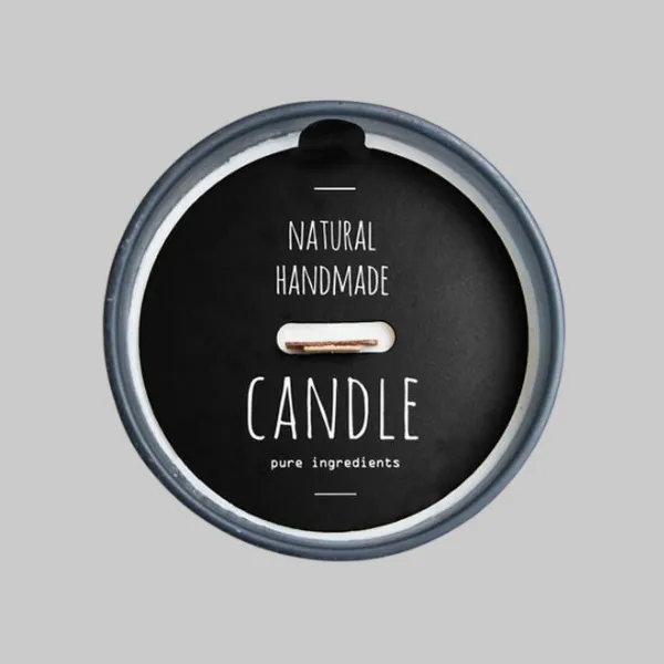Custom candle dust cover with elegant floral design | Tim Packaging