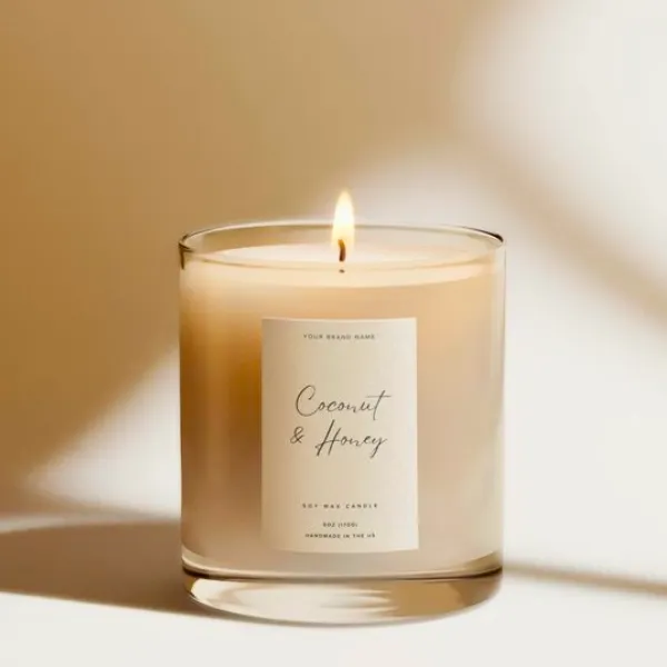 Create your own candle labels with personalized designs