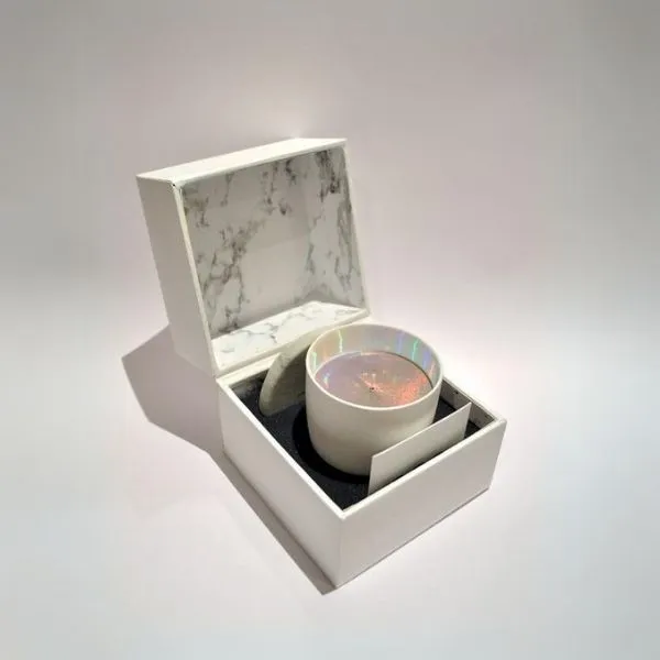 Luxury candle boxes wholesale with gold embossing | Tim Packaging